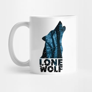 Lonely wolf Mug